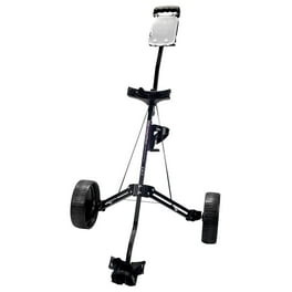 NEW Pinemeadow Golf Courier Lite 2 Wheel Push Pull Cart Black Walmart