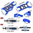 thumbnail image 2 of hopsupRC RC for 1/10 Slash 2WD,Slash 2WD VXL Upgrades Parts Shocks&Drive Shaft CVD&Front Rear Suspension A Arms&Caster Block&Steering Blocks&Rear Stu, 2 of 7