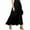 Black, variant on TSADFHJI Sequin Skirt Long Women's High Waist Wide Leg Pants High Waist Trousers Chiffon Pants Xxxl Red