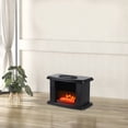 thumbnail image 4 of HIBIBUD 1000W Electric Fireplace Standing Space Heater Stove 3D Flame Log Burner, 4 of 4