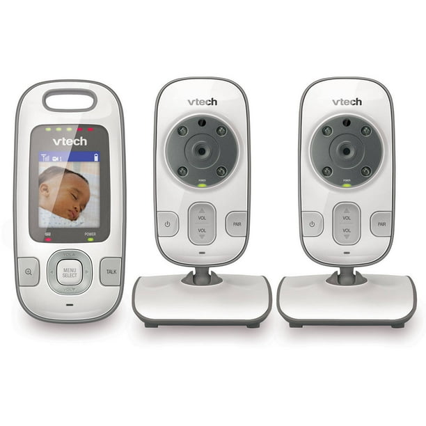 Vtech Vm312 2 Expandable Digital Video Baby Monitor With 2 Cameras And Automatic Night Vision White Walmart Com Walmart Com