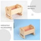 thumbnail image 4 of Cuna de muñecas en miniatura, pequeña cuna de madera para decoración de casa de muñecas, modelo de mueble realista para juegos infantiles y accesorios para casa de muñecas, 4 of 8