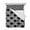 Black, White, Charcoal, variant on Quilts Full Size Bedding Set, Grey Geometric Lightweight Quilted Comforter, Black White Boho Soft Reversible Bedspread Coverlet with Pillow Covers for All Season, 78" x 90"