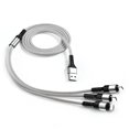 thumbnail image 1 of Yeacher Câble de Chargement USB 3-en-1 Multi-Lignes Type C Connecteur Micro USB de Remplacement pour Câble de Chargement, 1 of 7
