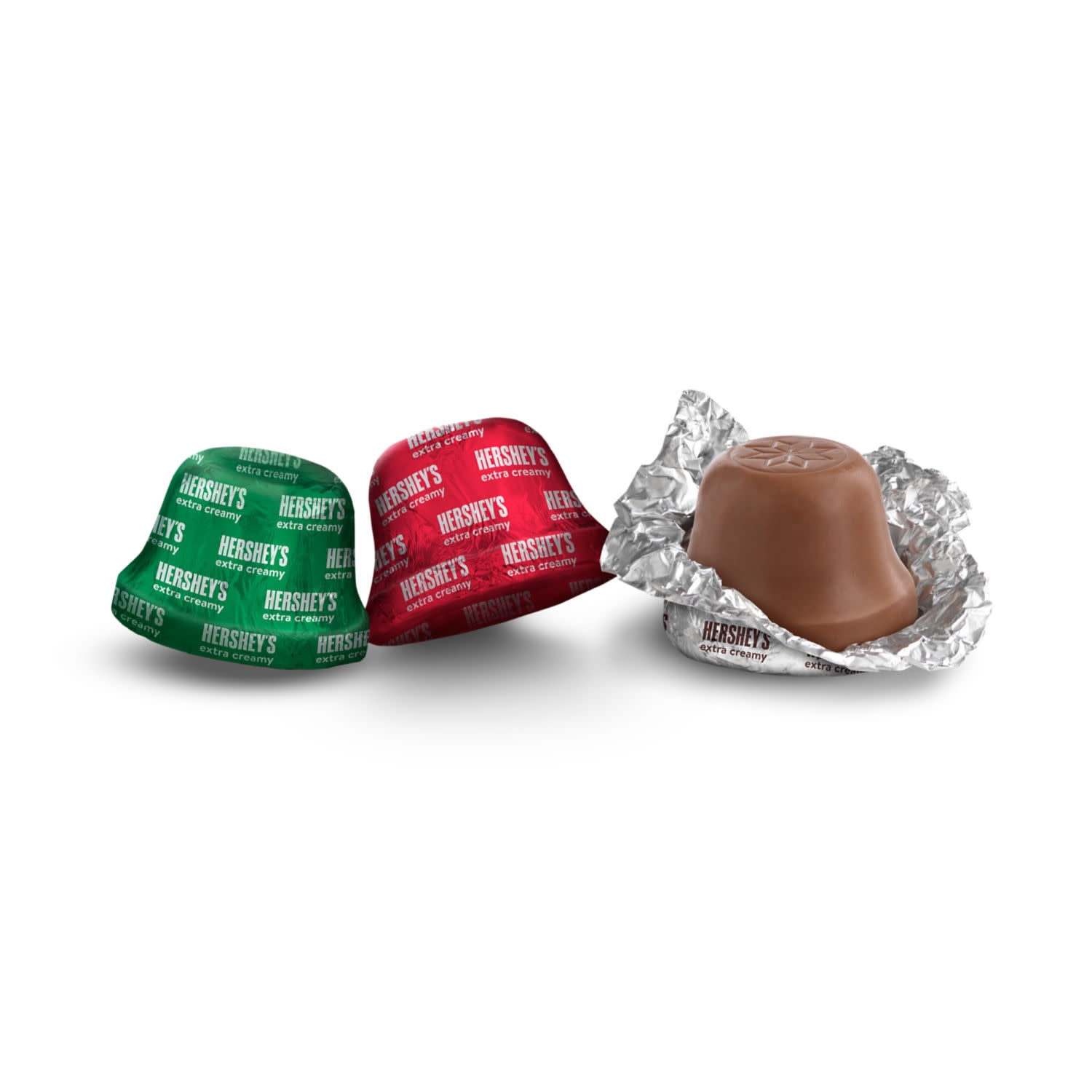 (2 pack) Hershey's Milk Chocolate Bells Christmas Candy, Bag 9 oz