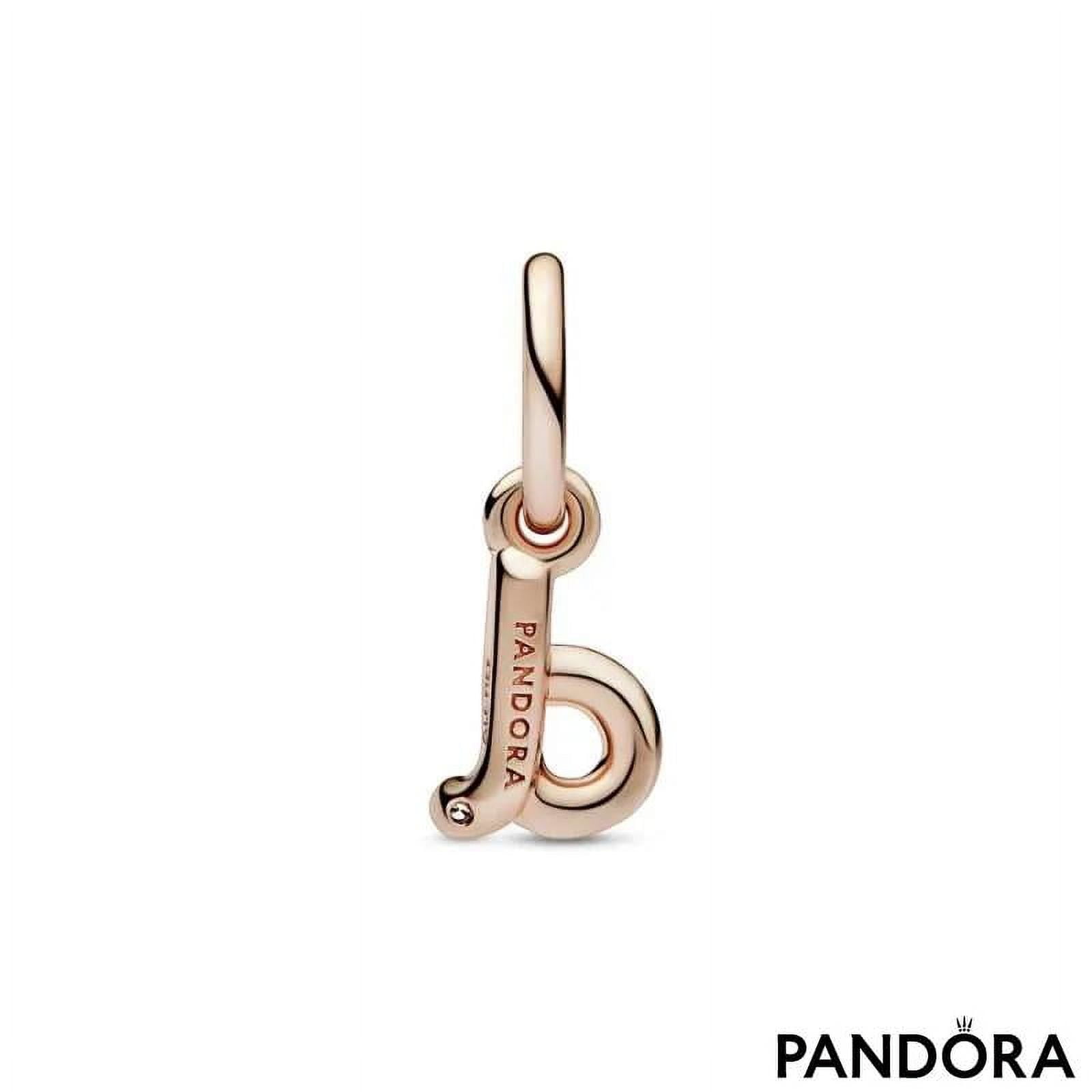 Pandora Letter D Script Alphabet Dangle Charm