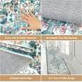 thumbnail image 5 of Findosom 2'x6' Vintage Runner Rug 0.4" Distressed Hallway Rug Non Slip Laundry Runner Rug Decor Rug Washable Runner Rug Kitchen Floor Mat Entryway Rug Runner for Laundry Kitchen Entryway, Blue, 5 of 8