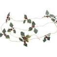 thumbnail image 2 of Cheers.US Christmas Garland String Lights Red Berries Pine Rattan Xmas Decorations Ideal for Holiday Wedding Party, 2 of 7