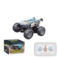 thumbnail image 2 of 2025 New 1:64 Shark Design Silver Rc Truck, 4G Remote Control 3-Speed Adjustable, Realistic Lights for Kids Gifts Portable Mini Rc Car One Size, 2 of 4