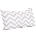 thumbnail image 1 of Majestic Home Goods Chevron Small Pillow, 20 x 12 (Gray), 1 of 1
