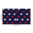thumbnail image 3 of XGFHYJEH 4th of July Tablecloth, Patriotic Tablecloth Round, Red and Blue Print Table Cloth for Indoor Outdoor, Table Flag for Independence Day Kitchen Table Decorations for Dinner, 150*200cm, 3 of 5