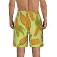 thumbnail image 3 of Bixox Men's Corn printing Casual Classic Fit Short Summer Beach Shorts, 3 of 6