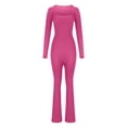 thumbnail image 3 of Sevevn Jumpsuit for Women Spring And Fall Tight Waistband Sleeveless Neck Long Jumpsuit Summmer Clearance, 3 of 9