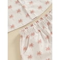 thumbnail image 6 of Bagilaanoe 2pcs Toddler Baby Boy Shorts Set Short Sleeve Print Shirt Tops + Shorts 6M 12M 18M 24M 3T 4T Kids Casual Summer Clothes, 6 of 8