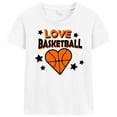 thumbnail image 2 of Little Hand T shirts For Boys 3-Pack Short Sleeve T shirt 100% Cotton Crew Neck Pajams Fashion Basketball Size 7T, 2 of 6