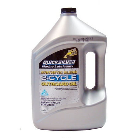 Mercury Quicksilver Synthetic Blend 2-Cycle Outboard Oil ...