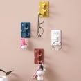thumbnail image 4 of 1pc, Creative Self-adhesive Hook, Storage Rack Wall Hanging Shelf Waterproof Mount Kitchen Storage Bathroom Gadgets, 4 of 5