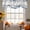 Navy, Indigo, Slate Blue, Cream, Beige, variant on Navy Blue Pumpkins Fall Tie Up Valance Curtains for Windows, Kitchen Curtains Window Treatments, Thanksgiving Weeping Leaves Floral Short Window Shades Valances for Bedroom Bathroom Cafe 54"x18"