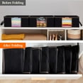thumbnail image 6 of Lifewit Large Clothes Storage Bag, Closet Organizer with Handle Clear Window for Clothes, Blankets, Comforters, Foldable, 3 Pack, Black, 6 of 6