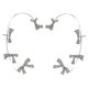 thumbnail image 5 of YSNOOWE 1Par Accesorios De Oreja Metal Plateado Con Clip Sin Perforar Para Uso Diario, 5 of 7