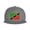 Gray, variant on Snapback Hat St Kitts And Nevis Large Flag Adjustable Flat Bill Brim Hat for Men Women Casual Wear Black
