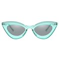 thumbnail image 3 of de sol estilo para mujer triangures al aire libre Protección Sombras Verde Macarena Gafas de sol Cat Eye, 3 of 8