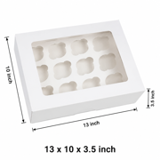 Cupcake Boxes, White