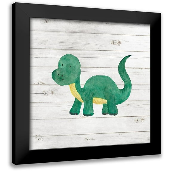 Robinson, Tamara 20x20 Black Modern Framed Museum Art Print Titled - Water Color Dino VI
