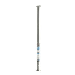 John Sterling Pro 72 in. L X 1 in. D Adjustable Platinum Steel Closet Rod John Sterling Pro 72 in. L X 1 in. D Adjustable Platinum Steel Closet Rod