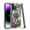 thumbnail image 5 of For Apple iPhone 13 Pro (6.1") Hybrid Flower Design Stylish Fashion Cases MagSafe Compatible Hard PC Shockproof Cover ,Xpm Phone Case [ Wildflower ], 5 of 6