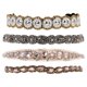 thumbnail image 1 of 4pcs diademas de diabetes de diabla dhinestone rinieston bandas elásticas accesorios para el cabello para mujeres, 1 of 5