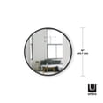 thumbnail image 3 of Mirror Umbra Hub - Marco redondo de goma (45 cm), color negro, 3 of 9