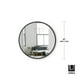 thumbnail image 3 of Mirror Umbra Hub - Marco redondo de goma (45 cm), color negro, 3 of 9