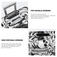 thumbnail image 5 of Disketp Skull And Palm Leaves Elastic Travel Luggage Cover Travel Suitcase Protective Cover For Trunk Case Apply To 18''-32'' Suitcase Cover (Luggage not included)-Large, 5 of 9