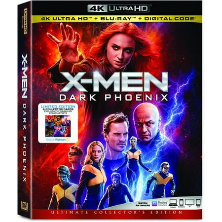 X-men: Dark Phoenix (Walmart Exclusive) (4K Ultra HD + Blu-ray + Digital)