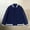 Navy, variant on WIZUTIZ Women's Casual Fashion Baseball Jacket Pocket Long Sleeve Cotton Blend Fall Casual