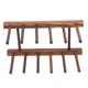thumbnail image 4 of Escurridor De Platos De Bambú Con Soporte Para Platos, Estante Compacto De Almacenamiento De Platos De Madera Para Platos, Tabas De Cortar, Libros, Estante De Cocina Plegable, 4 of 7