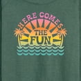 thumbnail image 3 of Instant Message - Here Comes The Fun  - Women's Lightweight French Terry Long Sleeve Shirt, 3 of 6
