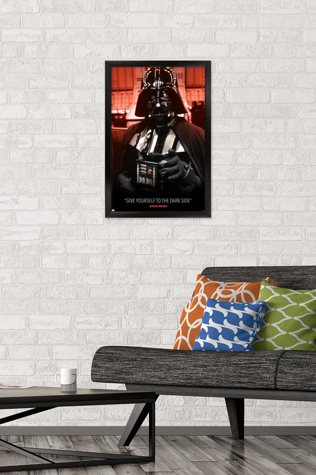 Star Wars: Return of the Jedi - Darth Vader Wall Poster, 14.725" x 22.375" Framed