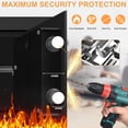 thumbnail image 4 of 1.2 Cub Small Fireproof Waterproof Digital Safe with Programmable Keypad Spare Keys and Removable Shelf Bestseling, 4 of 6