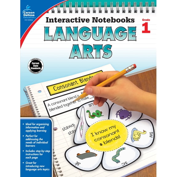 Carson Dellosa Education Language Arts, Grade 1 (96 pages)