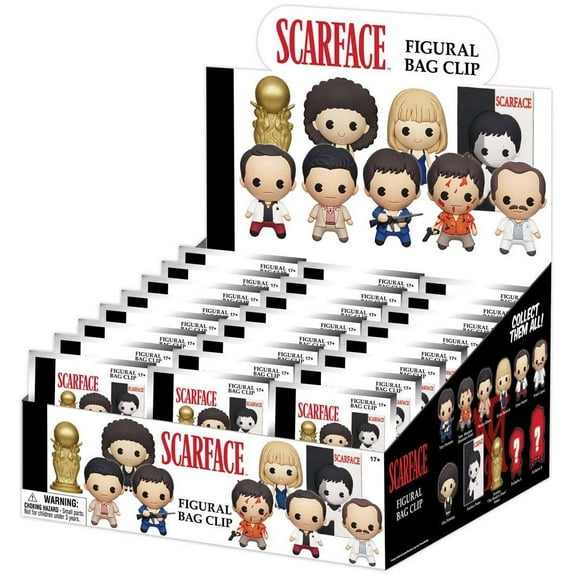 3D Figural Keyring Scarface Mystery Box (24 Packs)