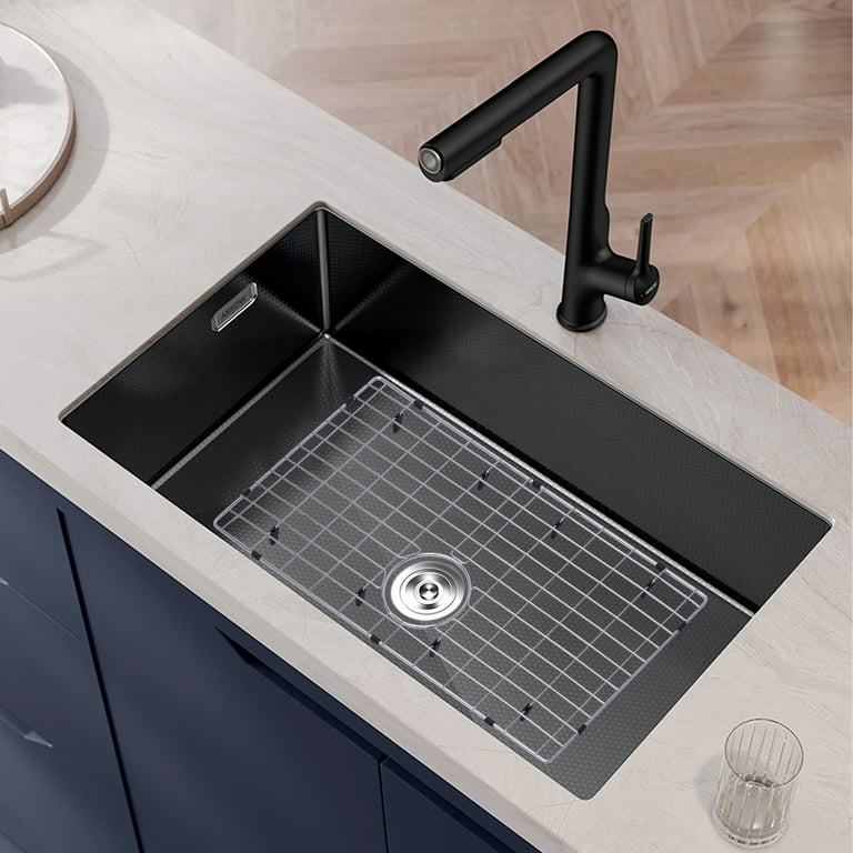 Zeek Kitchen Sink Bottom Grids Sink Protector Stainless Steel 11.6x13.6 Zg-r1311