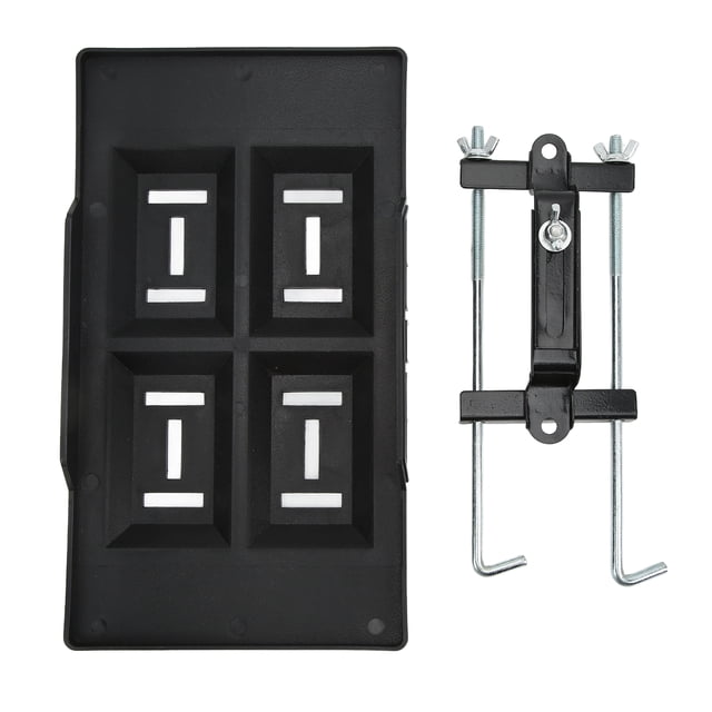 Battery Tray Bracket Kit, Strong Loading High Strength Battery Retaining Clamp Recessed Slots Solid Construction For 27 30 31 Series Batteries