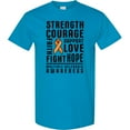 thumbnail image 3 of Inktastic Multiple Sclerosis Awareness Strength Courage and Support T-Shirt, 3 of 5