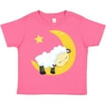 thumbnail image 3 of Inktastic Cute Sheep, Sleeping Sheep, Moon, Stars, Sleepy Boys or Girls Toddler T-Shirt, 3 of 5
