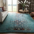 thumbnail image 3 of SAFAVIEH Monaco Annabelle Vintage Area Rug, Blue/Multi, 9' x 9' Square, 3 of 6