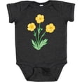 thumbnail image 3 of Inktastic Yellow Buttercup Flowers Boys or Girls Baby Bodysuit, 3 of 5