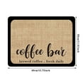 thumbnail image 2 of Absorbent Coffee Mat for Countertops - Stain Hide Rubber Bar Mat Quick Drying Dish Drying Accessory for Coffee Makers & Coffee Bar Areas, 2 of 7