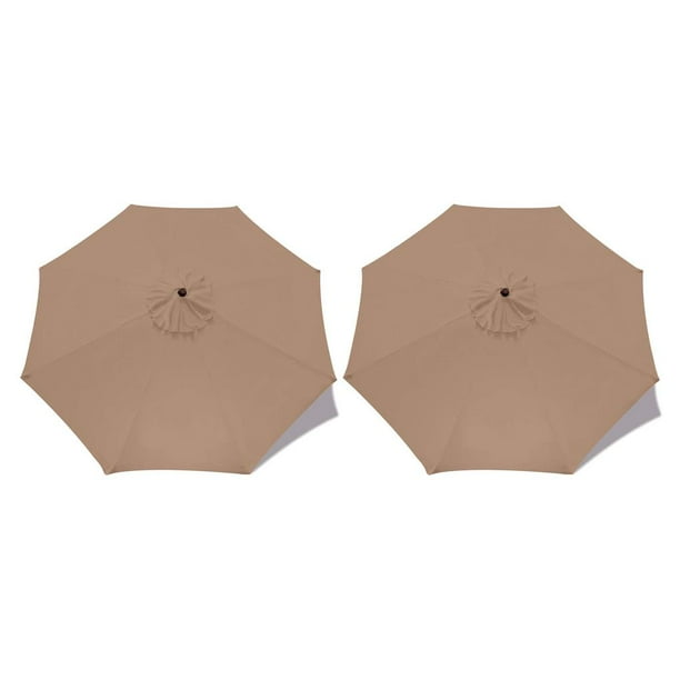 Inteprter 10 Paraguas Toldo de repuesto 8 Costillas Cubierta para patio exterior Impermeable EN STOCK Type2 NO2
